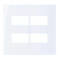 Linha Sleek Placas 44 4 postos horizontais separados Acqua Linha Sleek Placas 44 4 postos horizontais separados Acqua