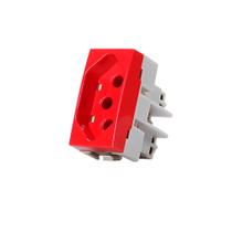 Linha sleek tomada padrão brasileiro verm. 2p+t 20a 250v - 15918