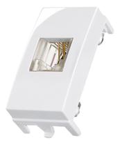 Linha Sleek Tomada Telefone Rj11 4 Fios Branco Linha Sleek Tomada Telefone Rj11 4 Fios Branco