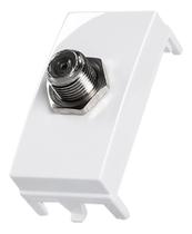 Linha Sleek Tomada Tv Coaxial 75 Ohms Branco Linha Sleek Tomada Tv Coaxial 75 Ohms Branco