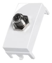 Linha Sleek Tomada Tv Coaxial 75 Ohms Branco