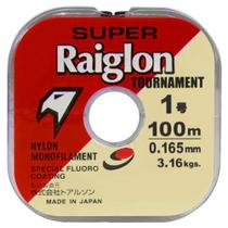 Linha Srtour Transparente 100m/3.16kg/0.165mm Super Raiglon Linha Srtour Transparente 100m/3.16kg/0.165mm Super Raiglon