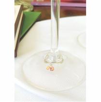 Linha Terroir Joias para Taças cristal de murano laranja