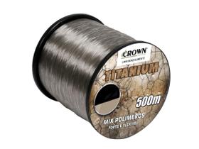 Linha Titanium (Nylon) 0.37Mm Crown 500Mts Linha Titanium (Nylon) 0.37Mm Crown 500Mts