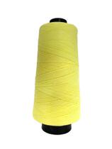 Linha Trico Croche 500M Para Trançar Cabelo - Amarelo Flúor - Rayontex