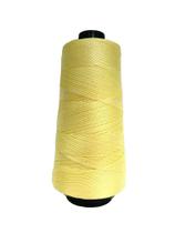 Linha Trico Croche 500M Para Trançar Cabelo - Amarelo