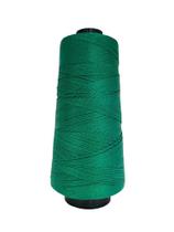 Linha Trico Croche 500M Para Trançar Cabelo - Verde Bandeira