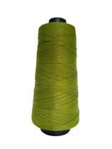 Linha Trico Croche 500M Para Trançar Cabelo - Verde-Musgo