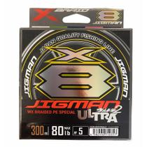 Linha ultra2 x-braid jig man x8 0,37mm 300m 80lb - ygk