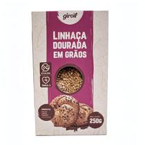 Linhaca dourada em grao giroil 250g sem gluten fonte de omega Linhaca dourada em grao giroil 250g sem gluten fonte de omega