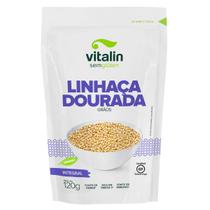 Linhaça Dourada em Grãos Integral 120g - Vitalin Linhaça Dourada em Grãos Integral 120g - Vitalin
