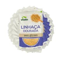 Linhaça Dourada em Grãos Vitalin - 10 pacotes de 120g