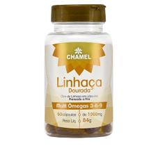 Linhaça Dourada Ômegas 3, 6 E 9 1000mg 60 Cápsulas - Chamel