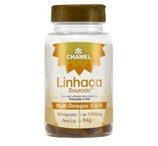 Linhaça Dourada Ômegas 3, 6 E 9 1000mg 60 Cápsulas - Chamel Linhaça Dourada Ômegas 3, 6 E 9 1000mg 60 Cápsulas - Chamel