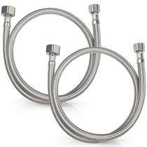 Linhas de abastecimento de torneiras Midanya Stainless Steel 32cm 1/2 FIP x 3/8 Linhas de abastecimento de torneiras Midanya Stainless Steel 32cm 1/2 FIP x 3/8