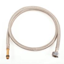Linhas de abastecimento de torneiras Skweawert em aço inoxidável trançado de 32 cm Linhas de abastecimento de torneiras Skweawert em aço inoxidável trançado de 32 cm