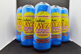 Linhas Para Crochê Rayza Artesanato Grossa -Azul Bahamas