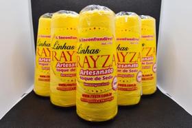 Linhas para crochê RAYZA Artesanato Grossa tex 288 - Cor 026 Amarelo Ouro