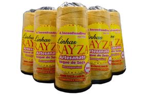 Linhas para crochê RAYZA Artesanato Grossa tex 288 - Cor 027 Ouro Fino