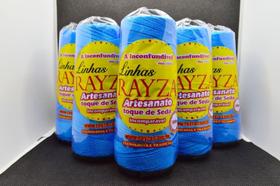 Linhas para crochê RAYZA Artesanato Grossa tex 288 - Cor 039-Azul Bahamas Linhas para crochê RAYZA Artesanato Grossa tex 288 - Cor 039-Azul Bahamas