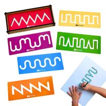 Linhas Vazadas Brinquedo Educativo Coordenação Motora - Maninho - 5 anos