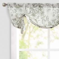 Linho floral Valance JINCHAN para casa de fazenda com janela 60x60cm Linho floral Valance JINCHAN para casa de fazenda com janela 60x60cm