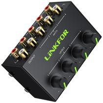 Link de mixagem de áudio para estéreo CX400 de 4 canais com entrada/saída RCA