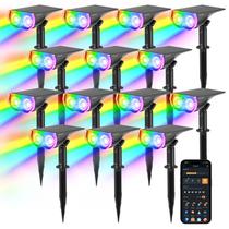 Linkind Solar Spot Lights SL5C, pacote com 14 mudanças de cor