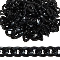Linking Rings Stiesy Black Acrylic 300 peças de Halloween