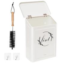 Lint Bin Holismo Magnetic para lavanderia com escova de fiapos