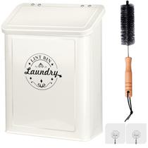 Lint Bin SACREDAY Magnetic para lavanderia com creme de escova Lint Bin SACREDAY Magnetic para lavanderia com creme de escova
