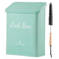 Lint Bin SUBEKYU Metal Magnético Montado na Parede Verde Claro Lint Bin SUBEKYU Metal Magnético Montado na Parede Verde Claro