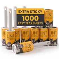 Lint Roller DELOMO Extra Sticky para pêlos de animais de estimação (1000 folhas)