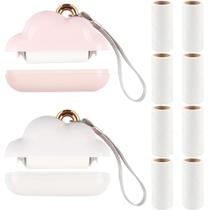 Lint Roller Nokiils Mini Travel Size com 300 folhas recarregáveis