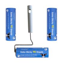 Lint Roller YABeePet Extreme Sticky para pêlos de animais de estimação com 90 folhas Lint Roller YABeePet Extreme Sticky para pêlos de animais de estimação com 90 folhas