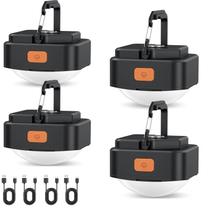 Linterna de Camping FLY2SKY Recargable 510 Lúmenes 4 Unidades Negra Linterna de Camping FLY2SKY Recargable 510 Lúmenes 4 Unidades Negra