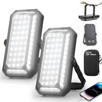 Linterna de Camping iToncs 10000mAh con LCD y 12 Modos de Luz, Paquete de 2