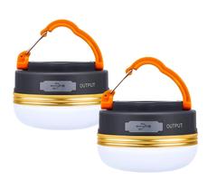 Linterna de Camping LED Censinda 300LM con Banco de Energía 1800mAh x2