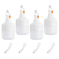 Linterna de Camping Recargable PATIKIL LED 90W Paquete de 4 Unidad Blanca