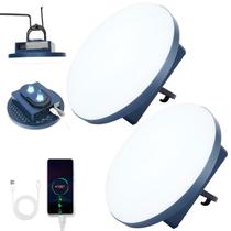 Linterna de Camping Yontriyo 12000mAh 5000LM Recargable Paquete de 2