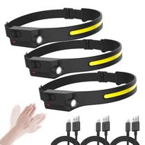 Linterna frontal recargable Pristar LED 350 lúmenes, 5 modos, sensor de movimiento Linterna frontal recargable Pristar LED 350 lúmenes, 5 modos, sensor de movimiento