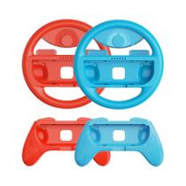 LinYuvo-Punhos de volante para interruptor, Punhos de mão Joycon, Mario Kart 8 Deluxe, Pacote 4