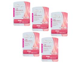 Lip Balm Blistex Lip Vibrance, protetor labial, pacote com 5