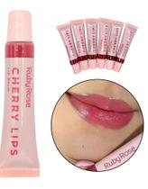Lip Balm Cherry Lips COR CL50 Ruby Rose Cód HBL65035 Lip Balm Cherry Lips COR CL50 Ruby Rose Cód HBL65035
