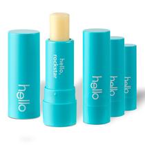 Lip Balm hello Moisturizing Sweet Mint, pacote com 4, 4,4 ml, vegano