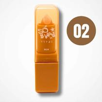 Lip Balm Hidratante Labial Só Vai De Vivai Cor 02