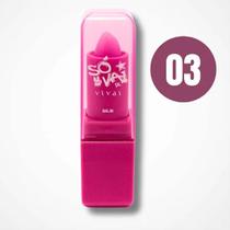 Lip Balm Hidratante Labial Só Vai de Vivai Cor 03