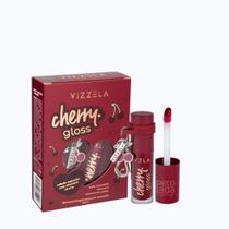 Lip Cherry Gloss Vizzela 6ml Com Chaveiro Cherry