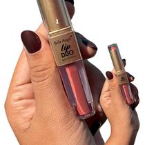 Lip duo batom bastão e batom líquido belle angel