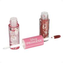 Lip Duo Batom e Gloss Fenzza Disney Princesa Royal Kiss Dis114